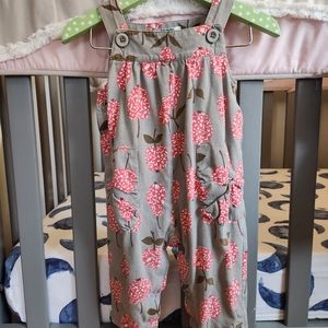 6-12 month baby boden pear overalls